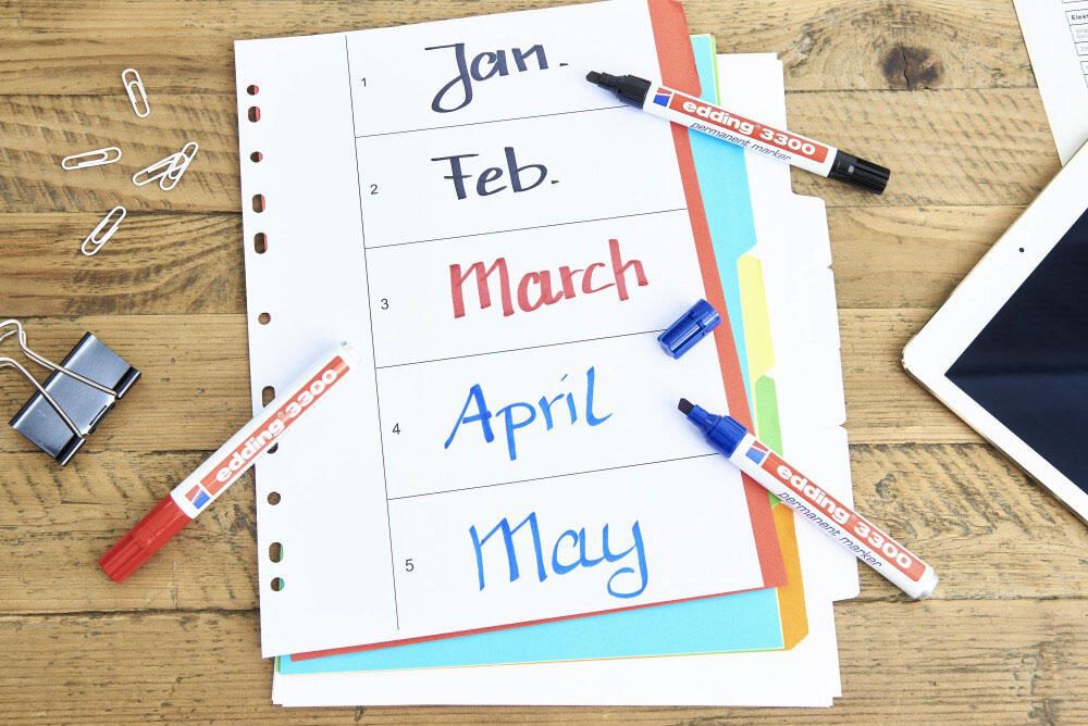 edding 3300 Permanentmarker 1.0 - 5.0 mm Mehrfarbig