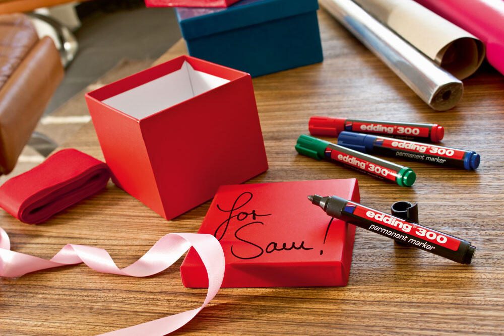 edding 300 Permanentmarker 1.5 - 3.0 mm Blau