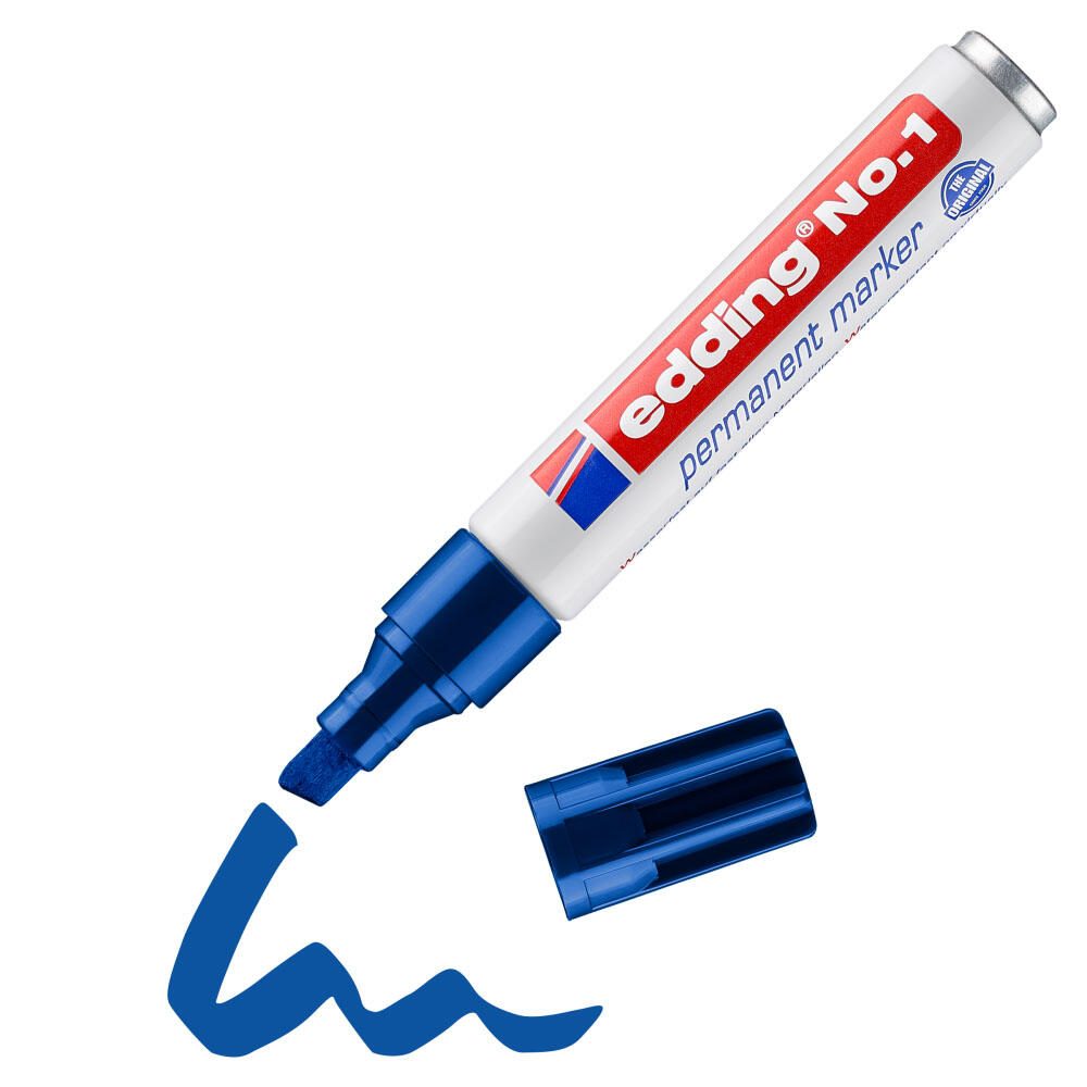 edding No. 1 Permanentmarker 1.0 - 5.0 mm Blau
