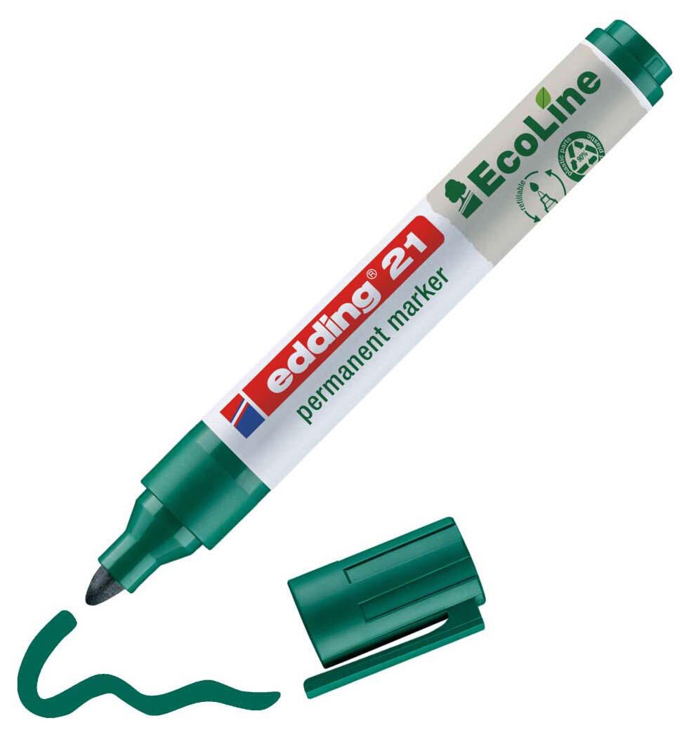 edding 21 EcoLine Permanentmarker 1.5 - 3.0 mm Grün