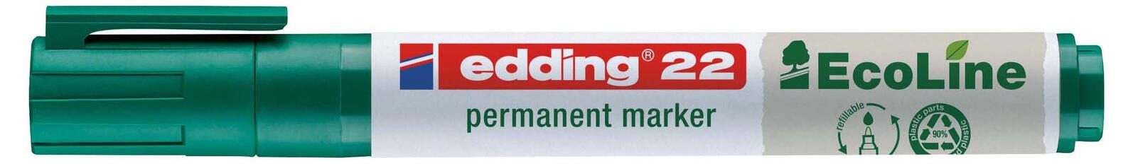 edding 22 EcoLine Permanentmarker 1.0 - 5.0 mm Grün
