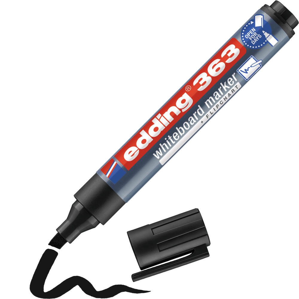 edding 363 Whiteboard-Marker 1.0 - 5.0 mm Schwarz