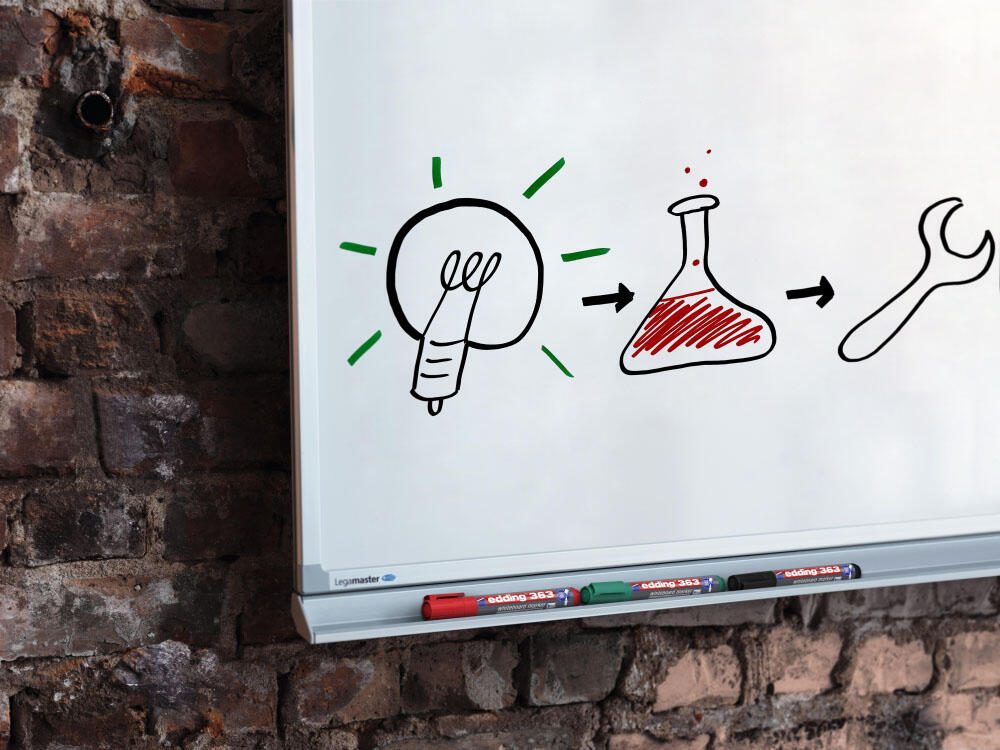 edding 363 Whiteboard-Marker 1.0 - 5.0 mm Schwarz