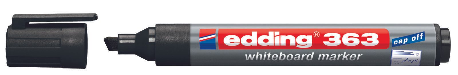 edding 363 Whiteboard-Marker 1.0 - 5.0 mm Schwarz