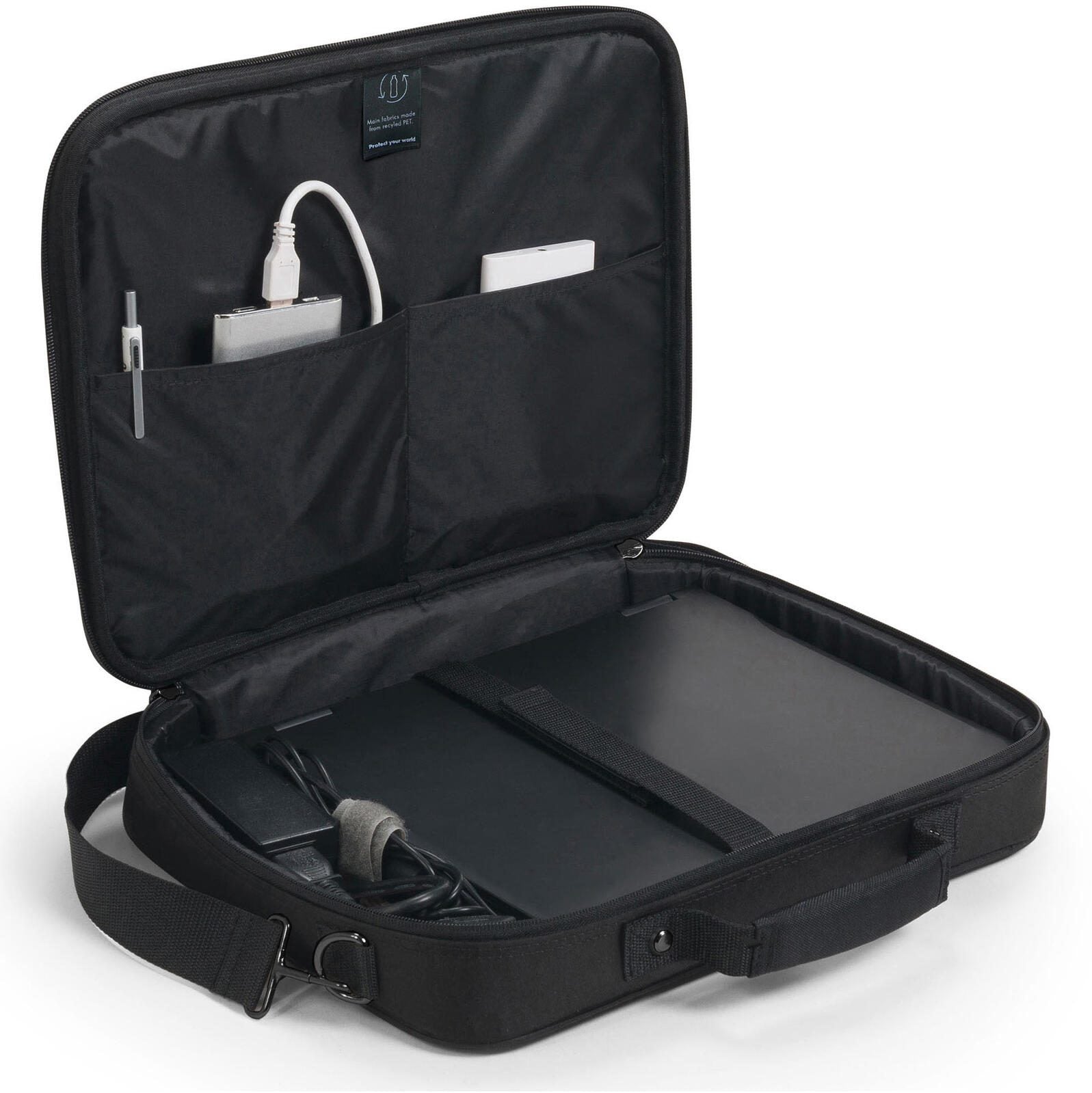 Dicota Laptoptasche Eco Multi BASE schwarz bis 39,6 cm (15,6 Zoll)