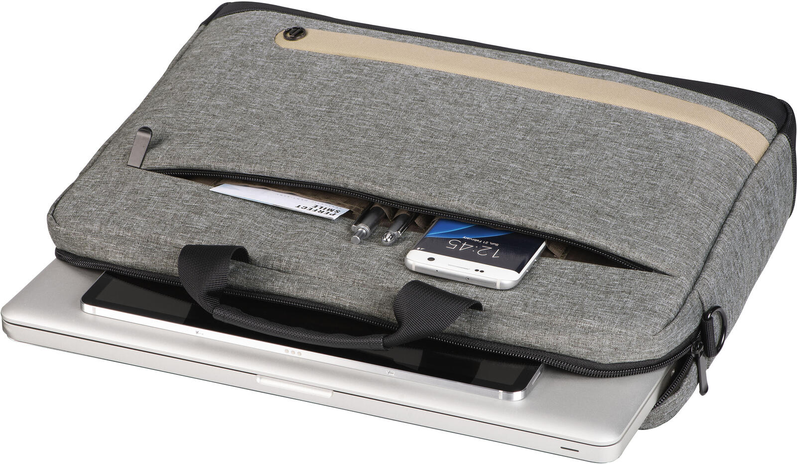 Hama Laptoptasche Terra grau bis 39,6 cm (15,6 Zoll)