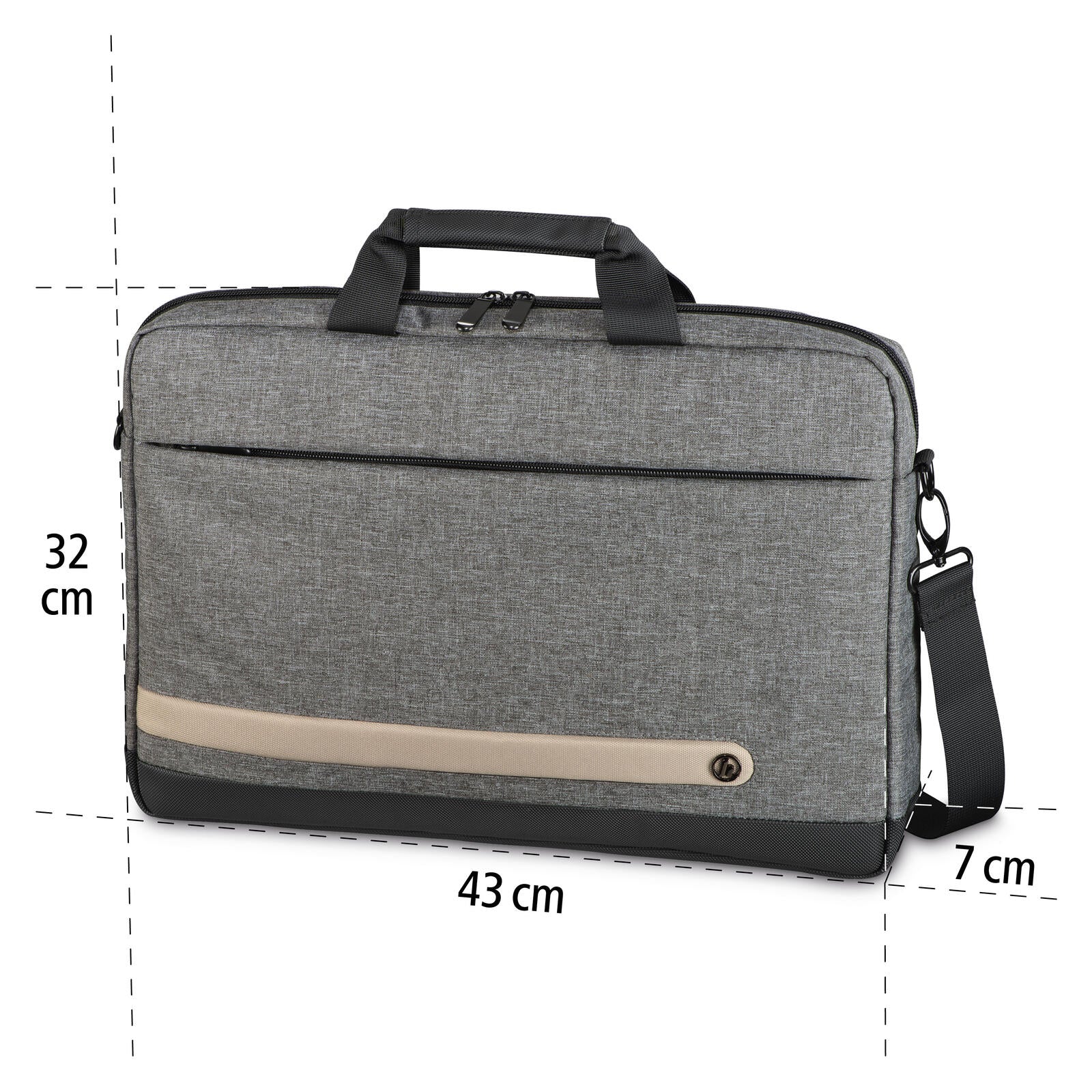 Hama Laptoptasche Terra grau bis 39,6 cm (15,6 Zoll)