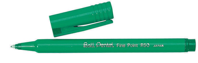 Pentel Ball R50 Tintenroller 0.4 mm Grün