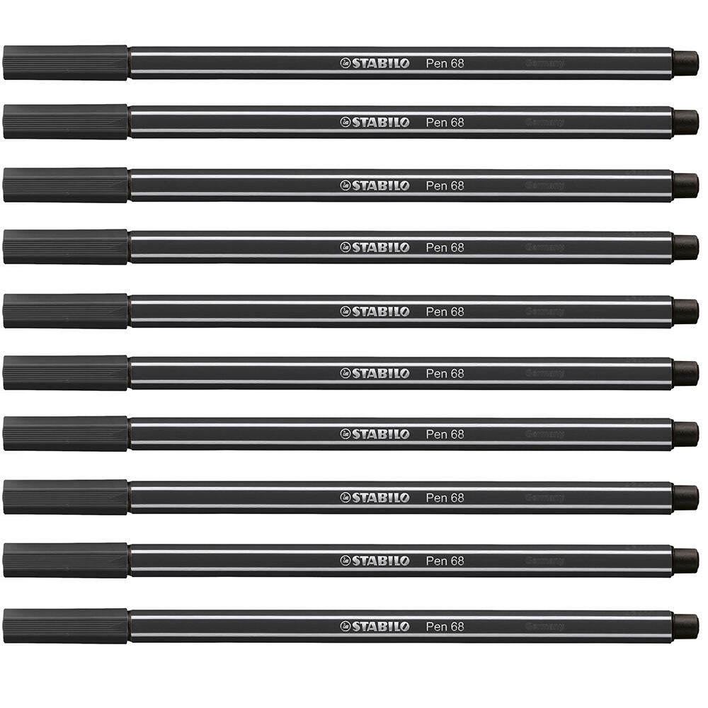 STABILO Filzstifte Pen 68 Schwarz