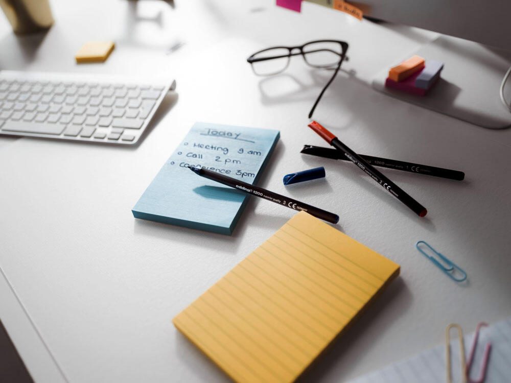 edding Filzstifte 1200 Blau