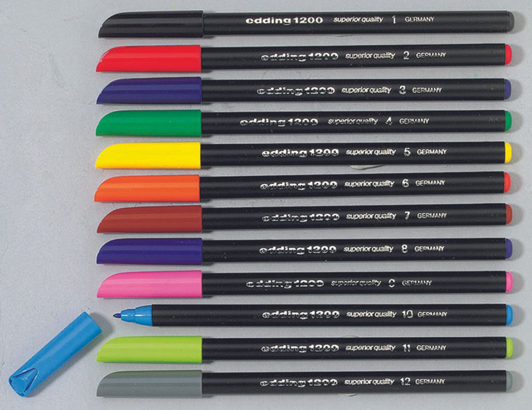 edding Filzstifte 1200 Mehrfarbig
