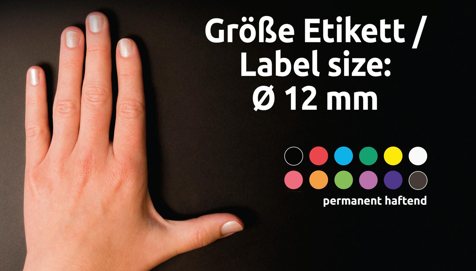 AVERY Zweckform Klebepunkte Markierungspunkte taupe Ø 12mm Ø 12,0 mm taupe