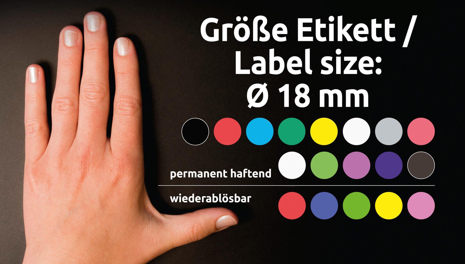 AVERY Zweckform Klebepunkte Ø 18,0 mm rosa