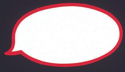 Moderationskarten 20,0 x 11,0 cm weiß, rot