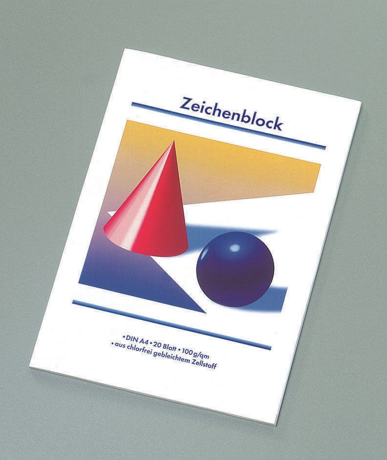 Zeichenblöcke DIN A4 20 Blatt