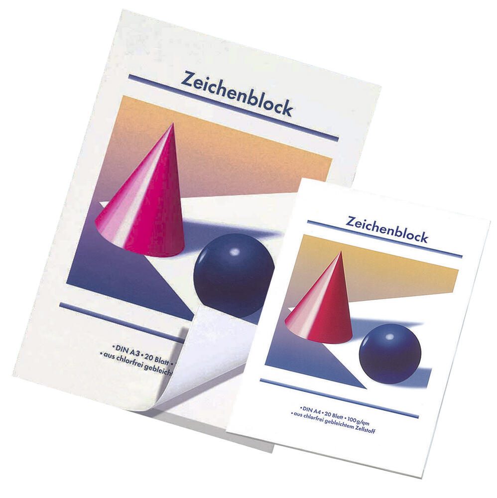 Zeichenblöcke DIN A3 20 Blatt