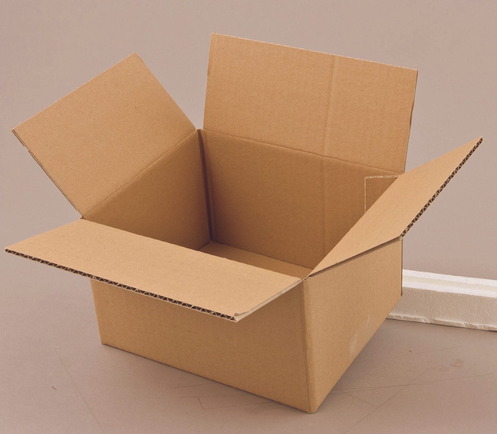 Nestler Wellpapp-Faltkartons 1-wellig braun 21,0 x 18,0 x 12,0 cm