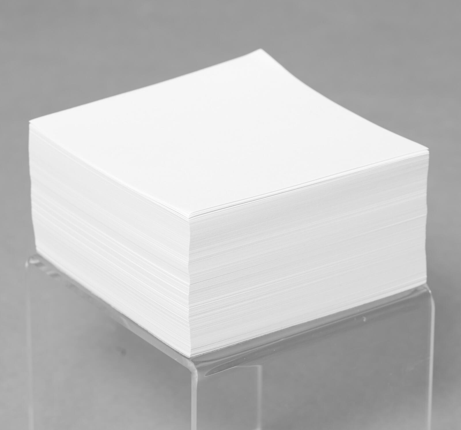 Notizzettel 9.7 cm x 9.7 cm weiß