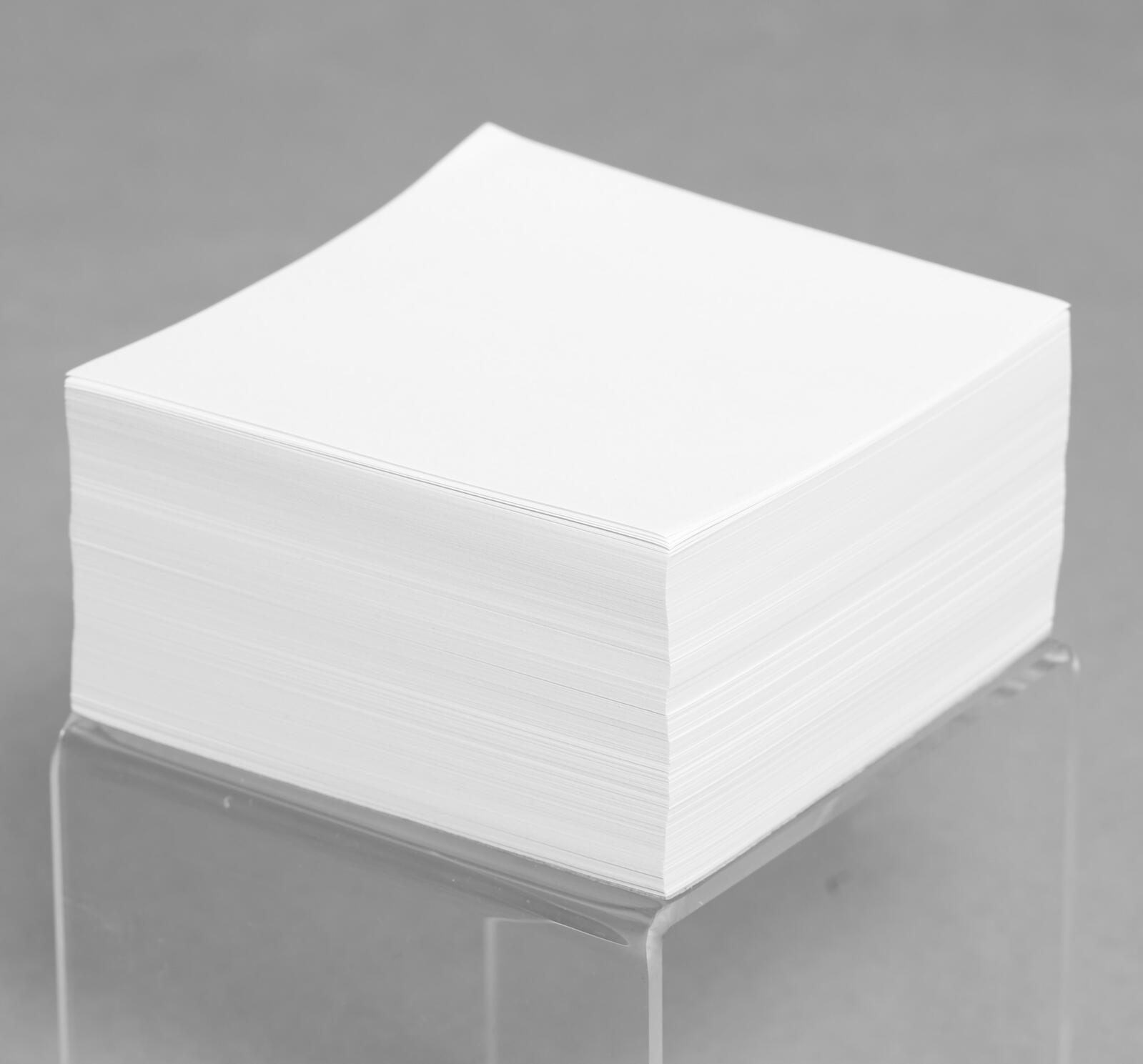 Notizzettel 9.7 cm x 9.7 cm weiß