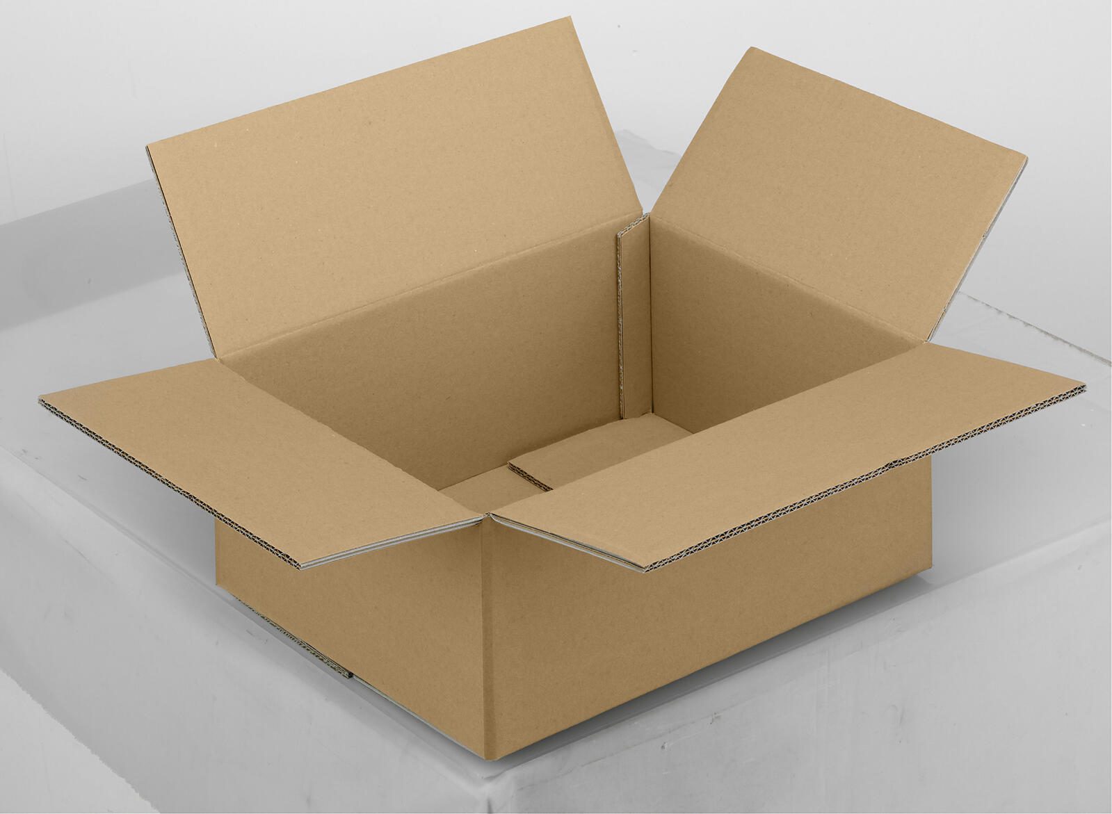 Nestler Wellpapp-Faltkartons 2-wellig braun 43,0 x 31,0 x 15,0 cm