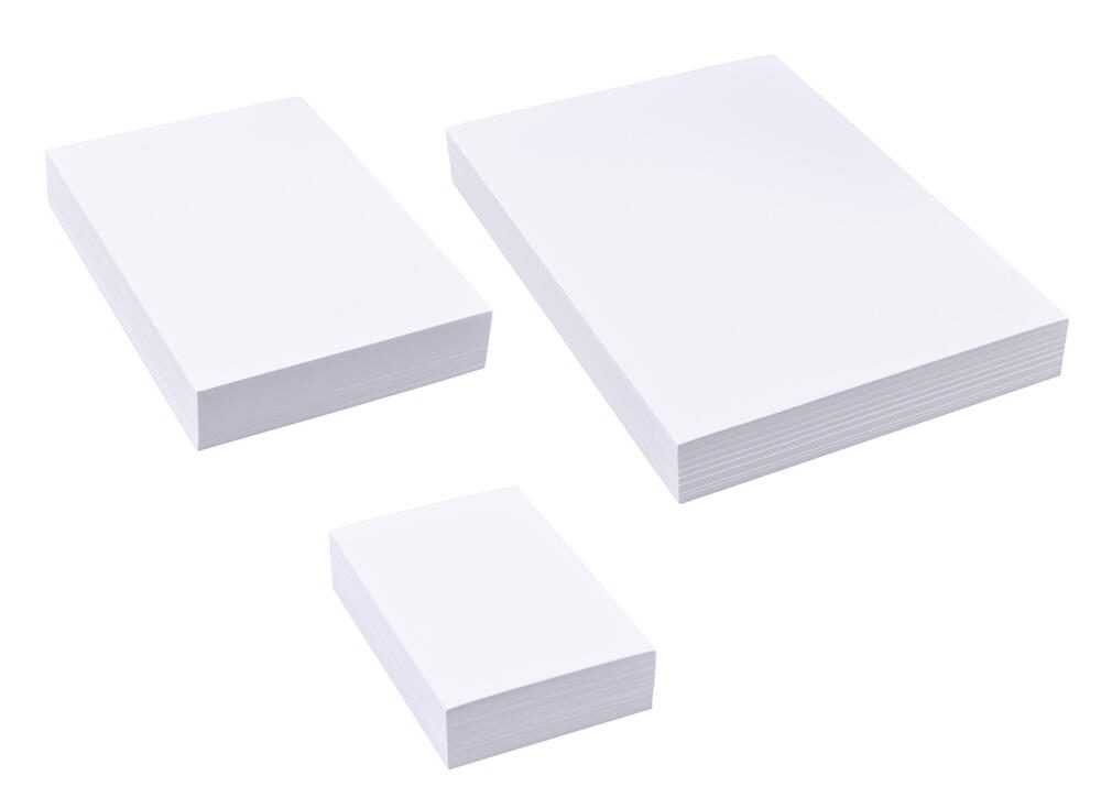 Notizpapier 14.8 cm x 21 cm weiß