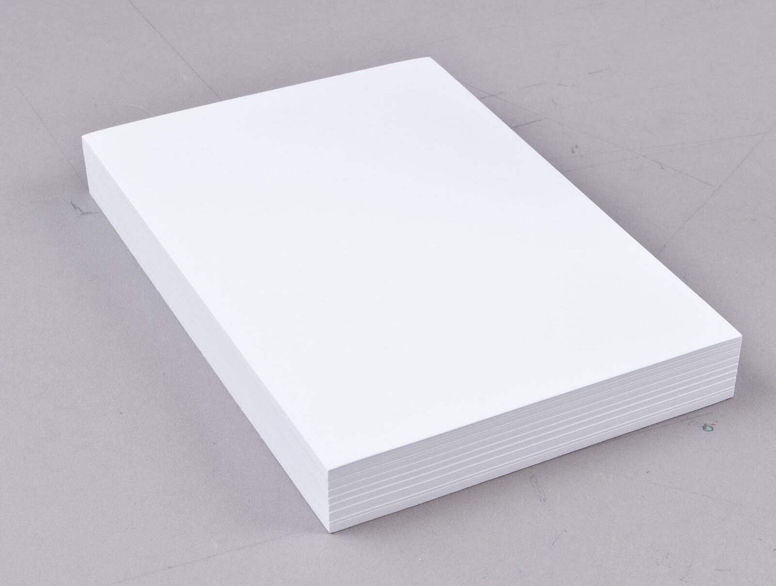 Notizpapier 14.8 cm x 21 cm weiß