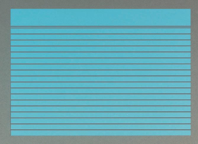 Karteikarten DIN A4 liniert blau