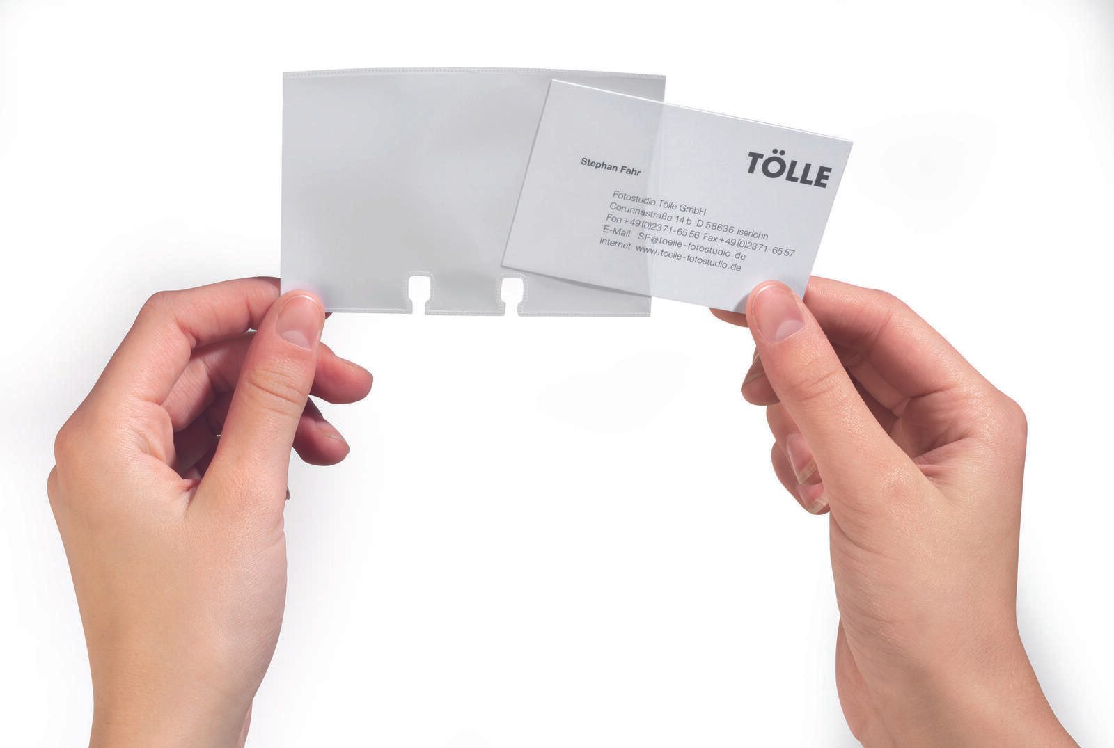 DURABLE Ersatzhüllen für Rollkartei transparen
