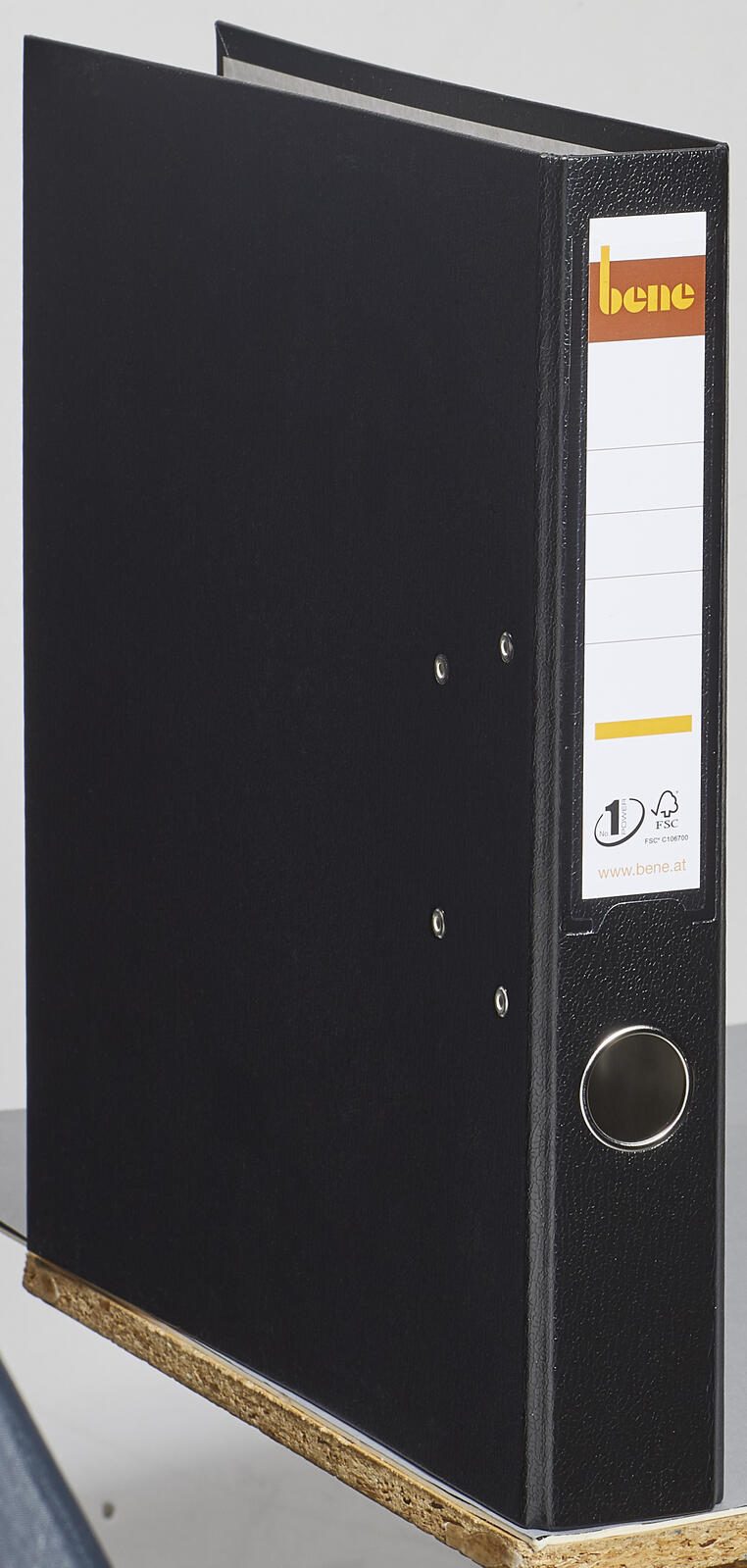 bene Ordner Rückenbreite 5.2 cm DIN A4 Kunststoff schwarz