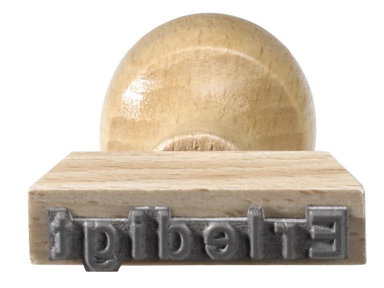 Textstempel 'ERLEDIGT'