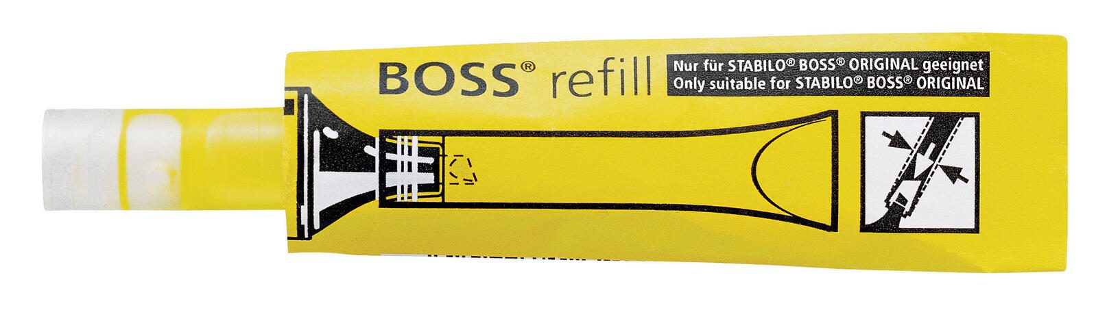 STABILO Nachfülltusche gelb