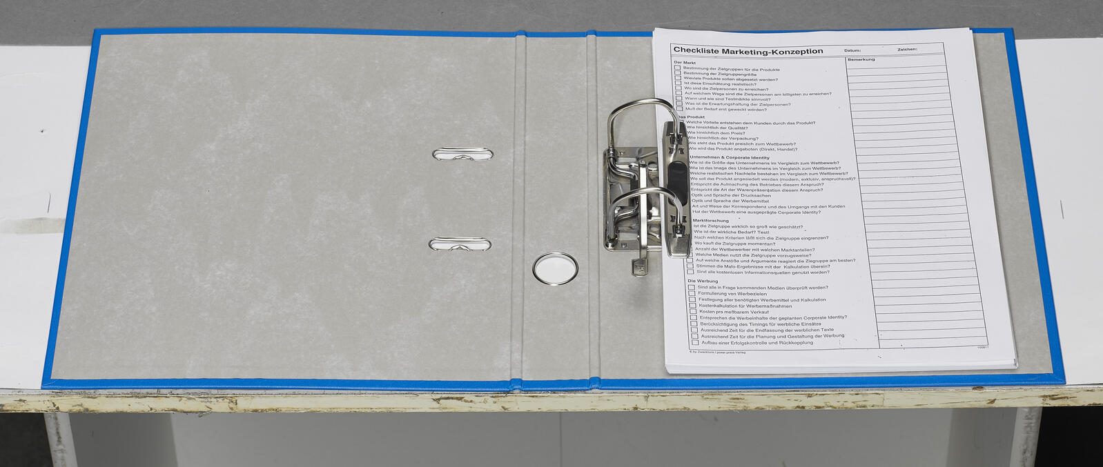 bene Ordner Rückenbreite 5.2 cm DIN A4 Kunststoff blau