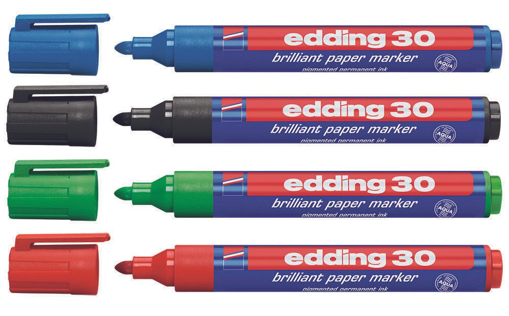 edding Permanentmarker 1.5 - 3.0 mm Schwarz