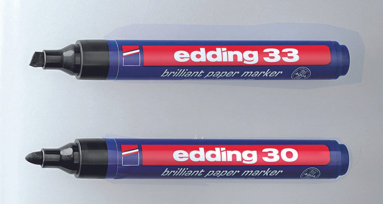 edding Permanentmarker 1.0 - 5.0 mm Schwarz