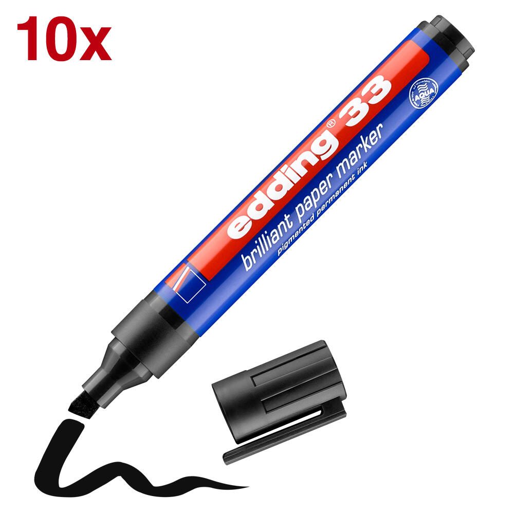 edding Permanentmarker 1.0 - 5.0 mm Schwarz