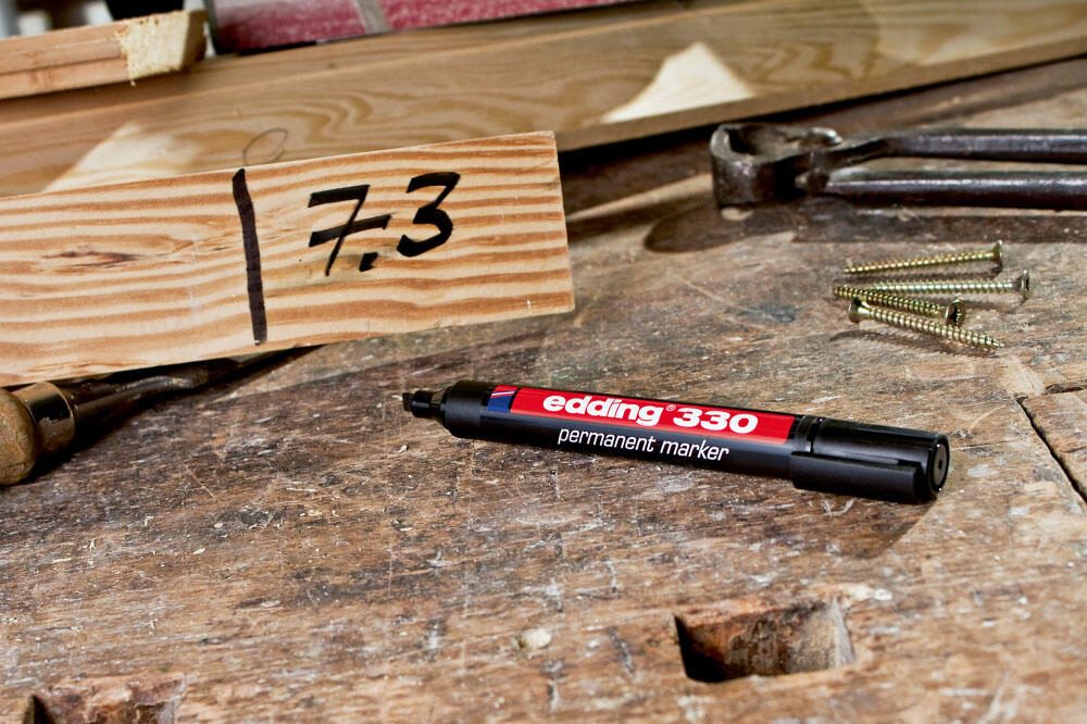 edding Permanentmarker 1.0 - 5.0 mm Rot