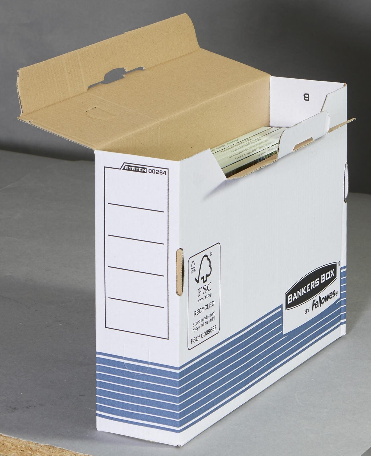 Bankers Box Archivboxen für Ordner 8,0 x 26,5 x 32,7 cm