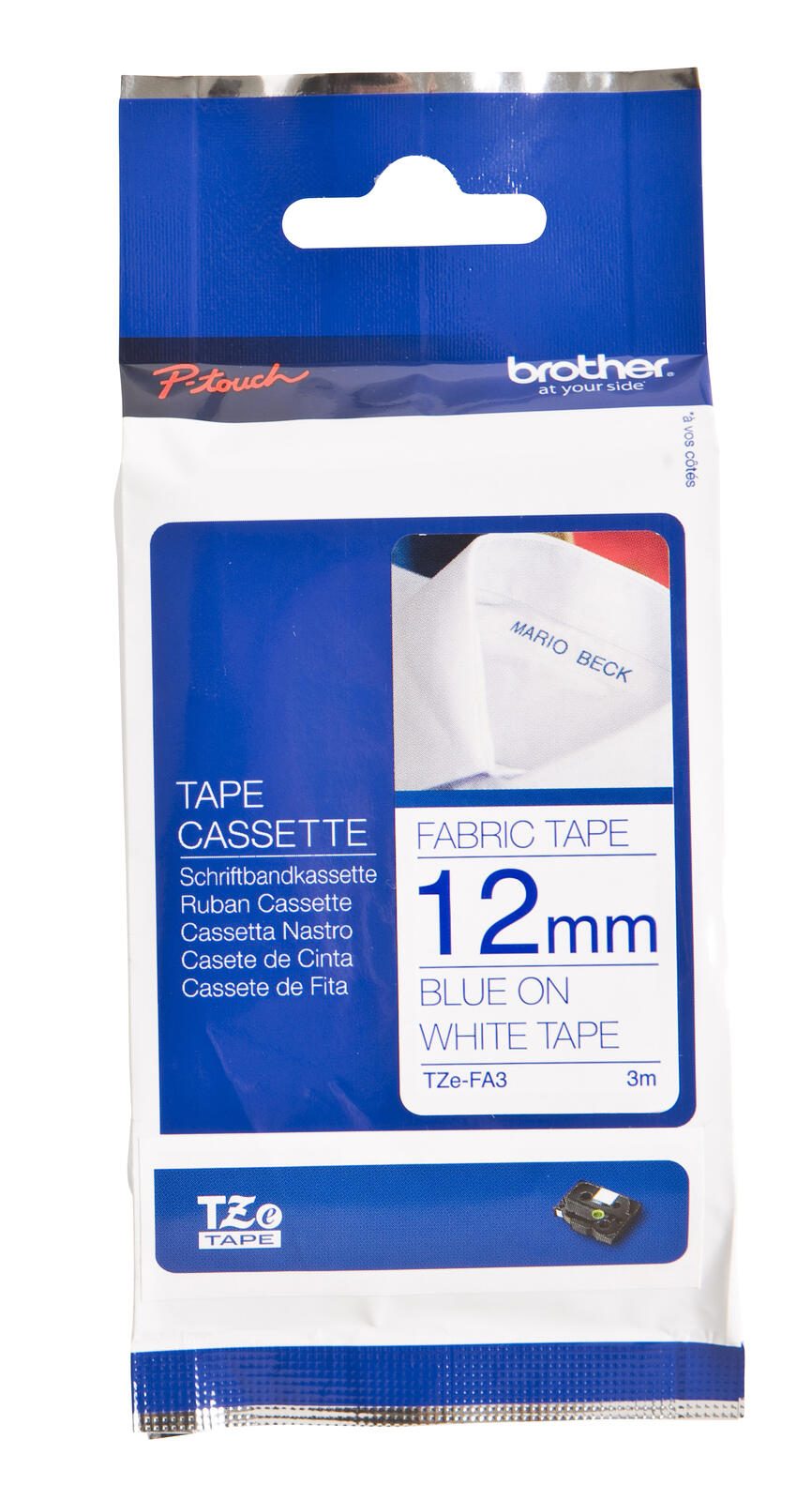 Brother Bügelband Tze-Fa3 12mm