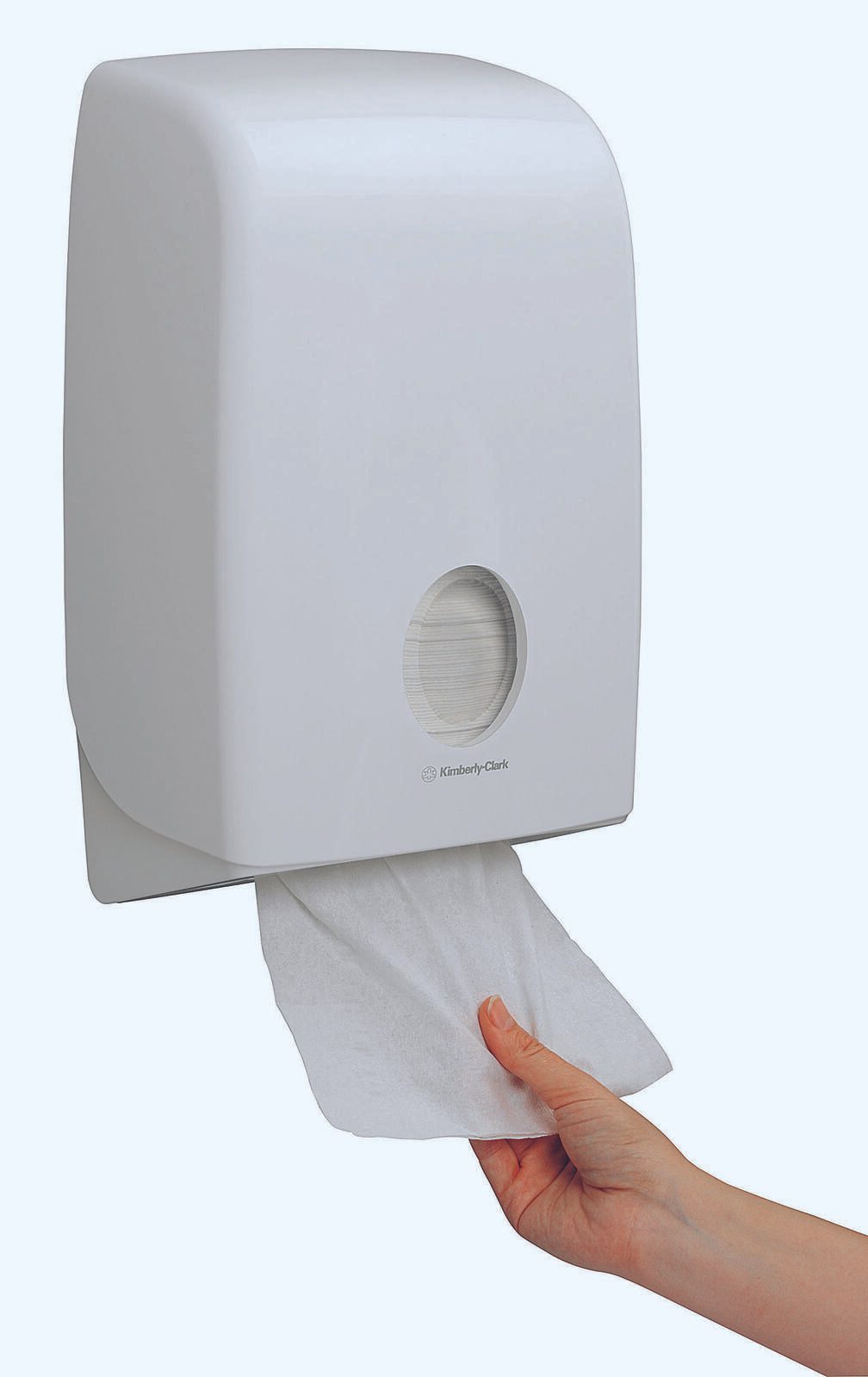 Aquarius® Papierhandtuchspender 600 Tücher weiß