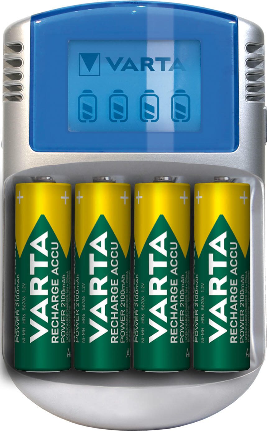 VARTA Akku-Ladegerät inkl. Akkus LCD Charger