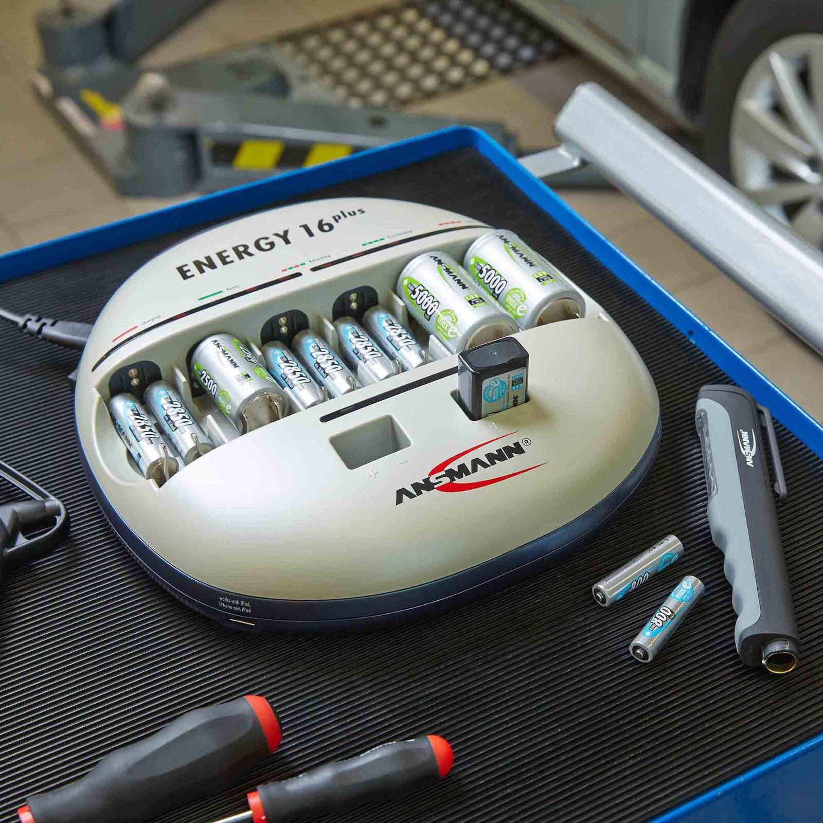 ANSMANN Akku-Ladegerät Energy 16 Plus