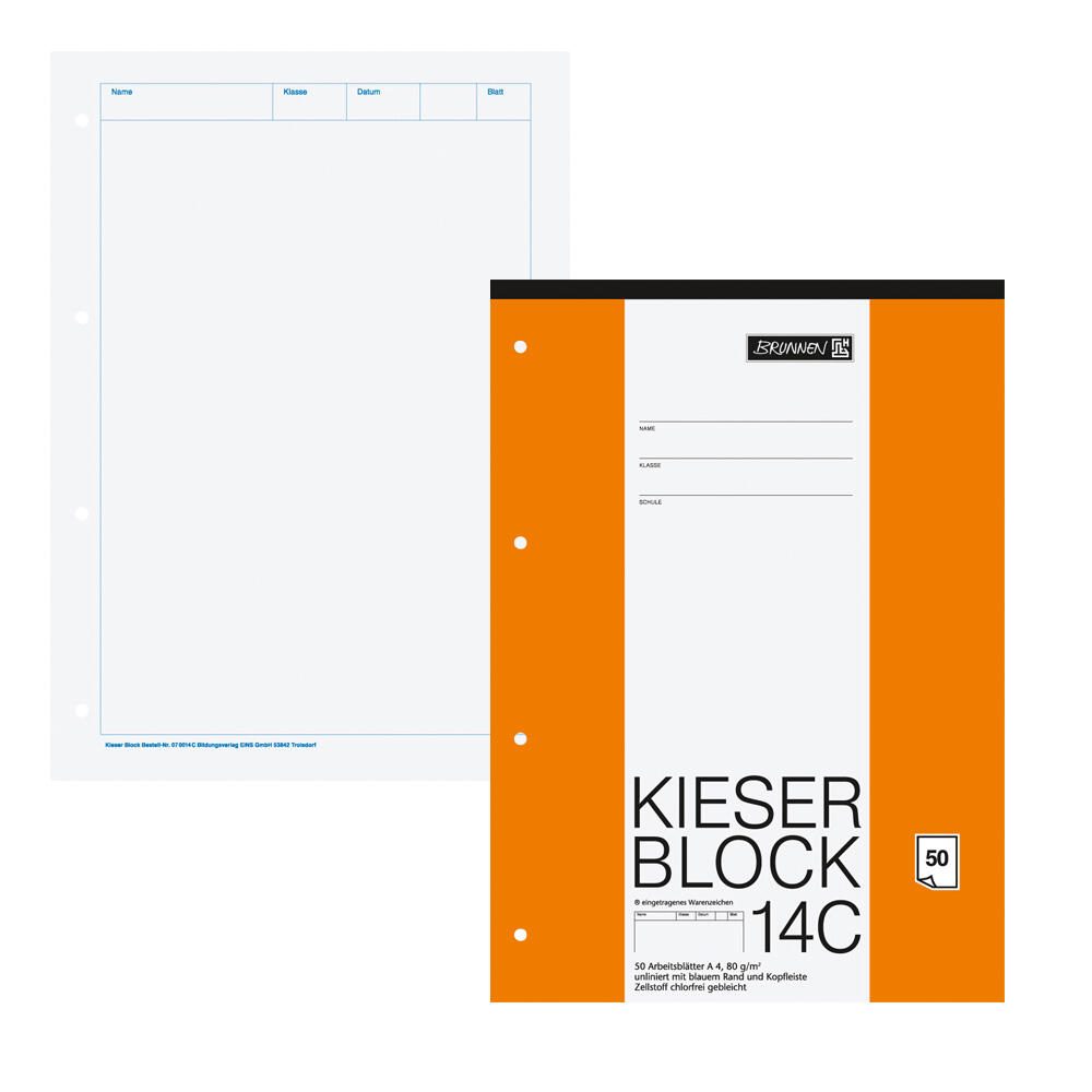BRUNNEN Arbeitsblock DIN A4 blanko