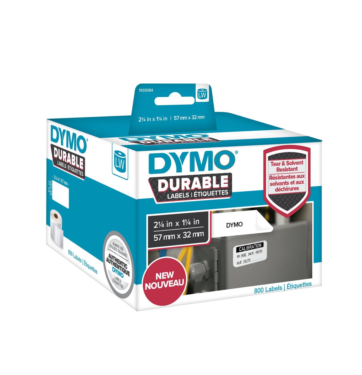 Dymo Hochleistungs-Etiketten DYMO Etiketten LW 57x32 Kunst. 2112289 32 mm x 57 mm weiß