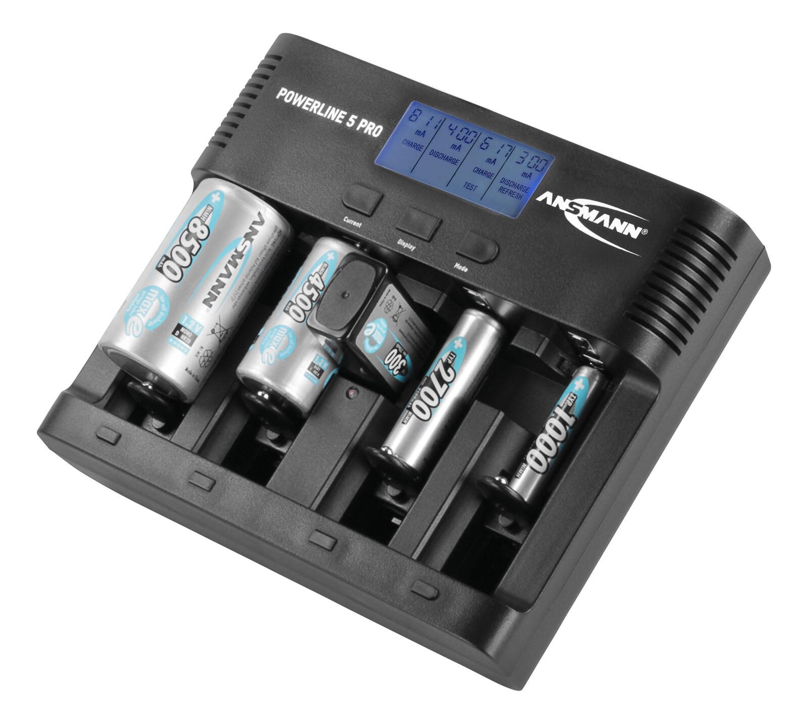 ANSMANN Akku-Ladegerät Powerline 5 Pro