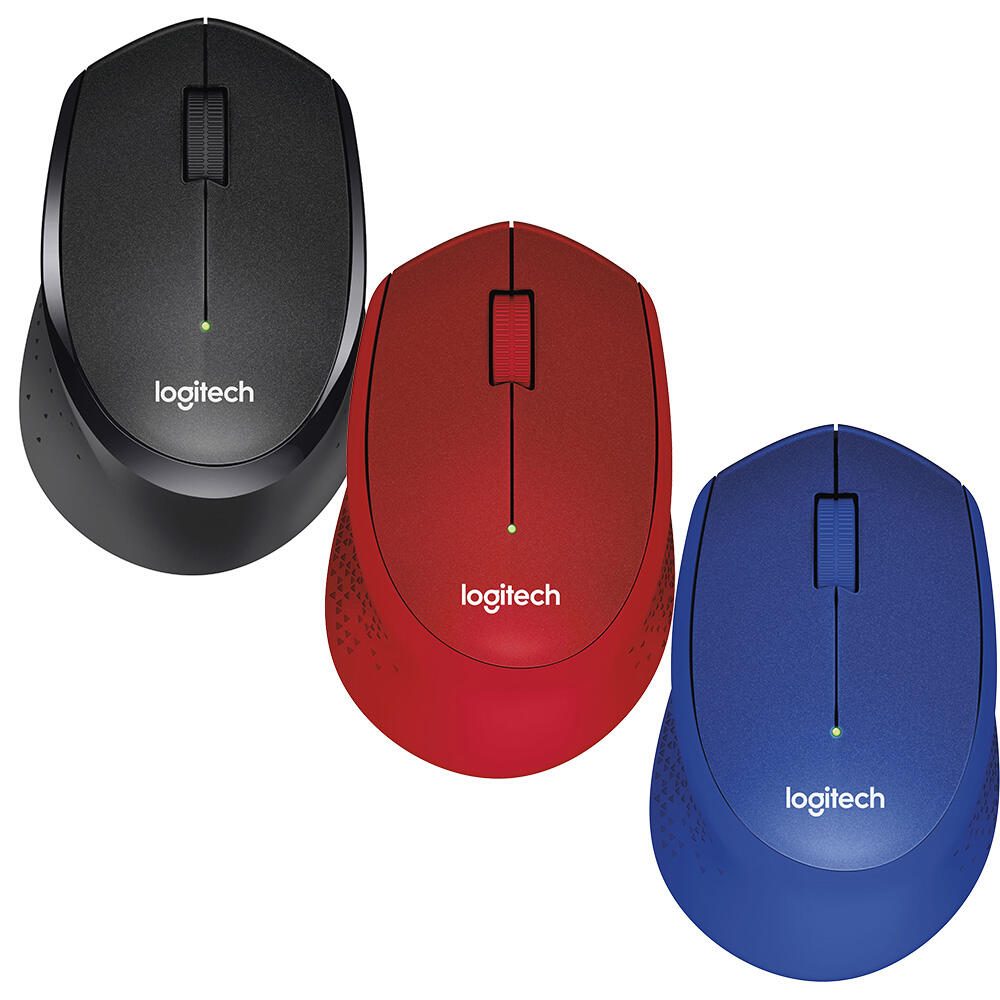 Logitech SilentPlus M330 Maus kabellos rot
