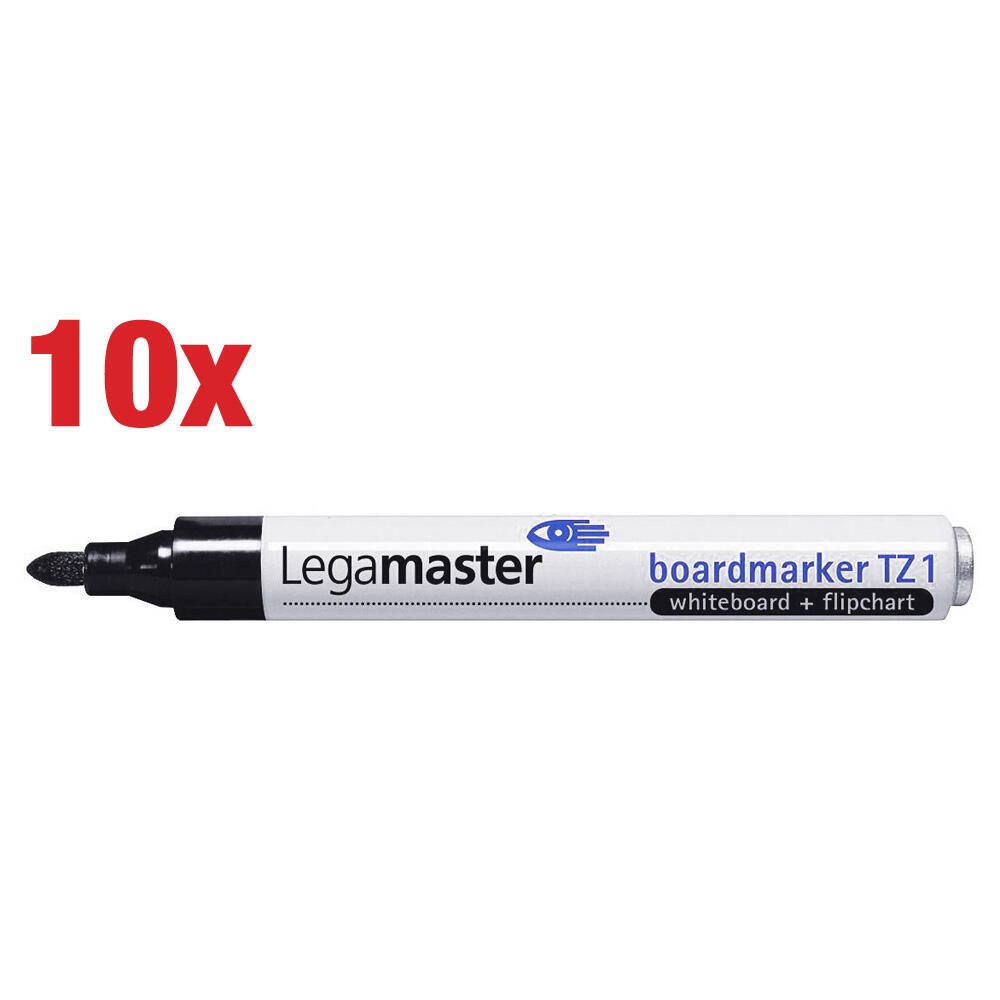 Legamaster TZ 1 Whiteboard- und Flipchart-Marker 1.5 - 3.0 mm Schwarz
