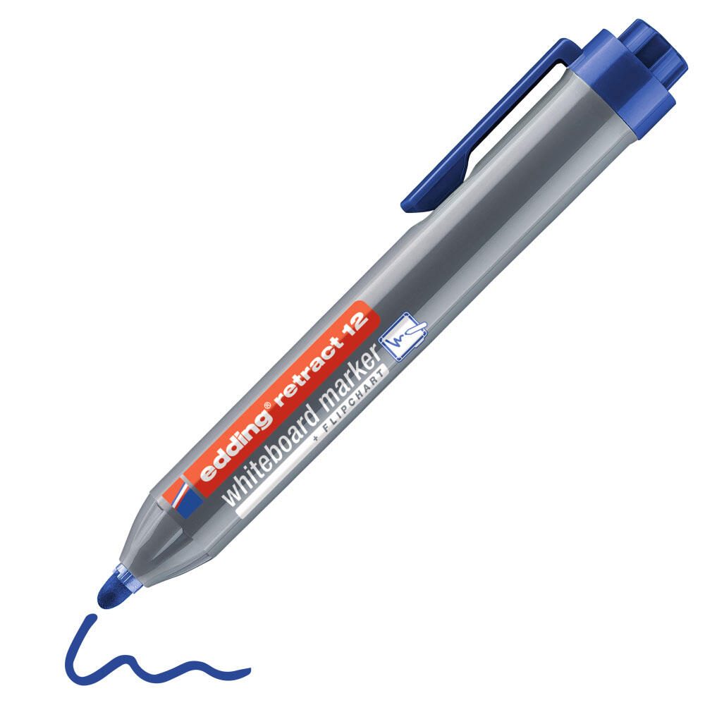 edding retract 12 Whiteboard-Marker 1.5 - 3.0 mm Blau