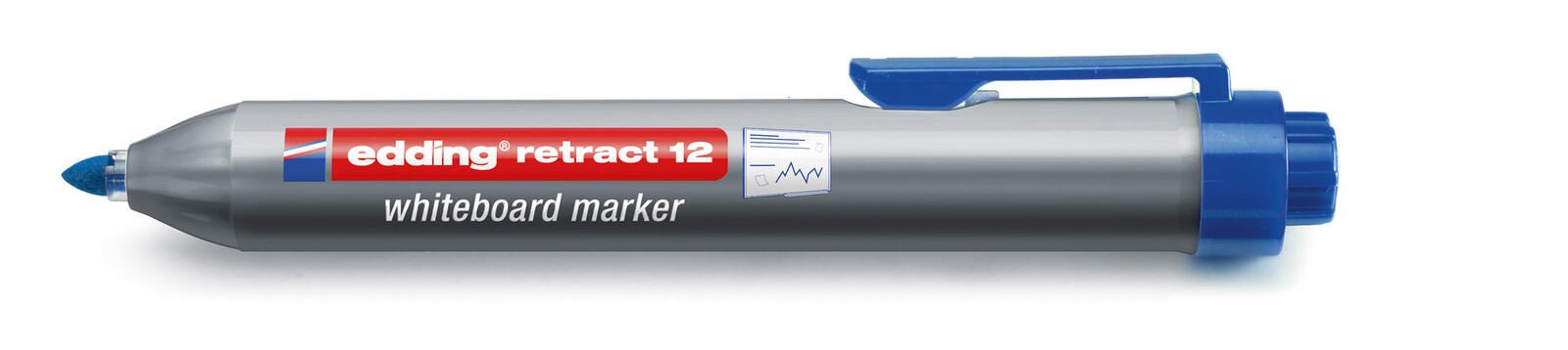 edding retract 12 Whiteboard-Marker 1.5 - 3.0 mm Blau