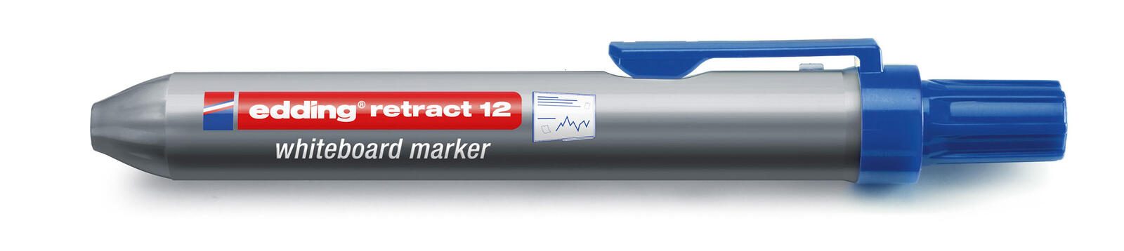 edding retract 12 Whiteboard-Marker 1.5 - 3.0 mm Blau