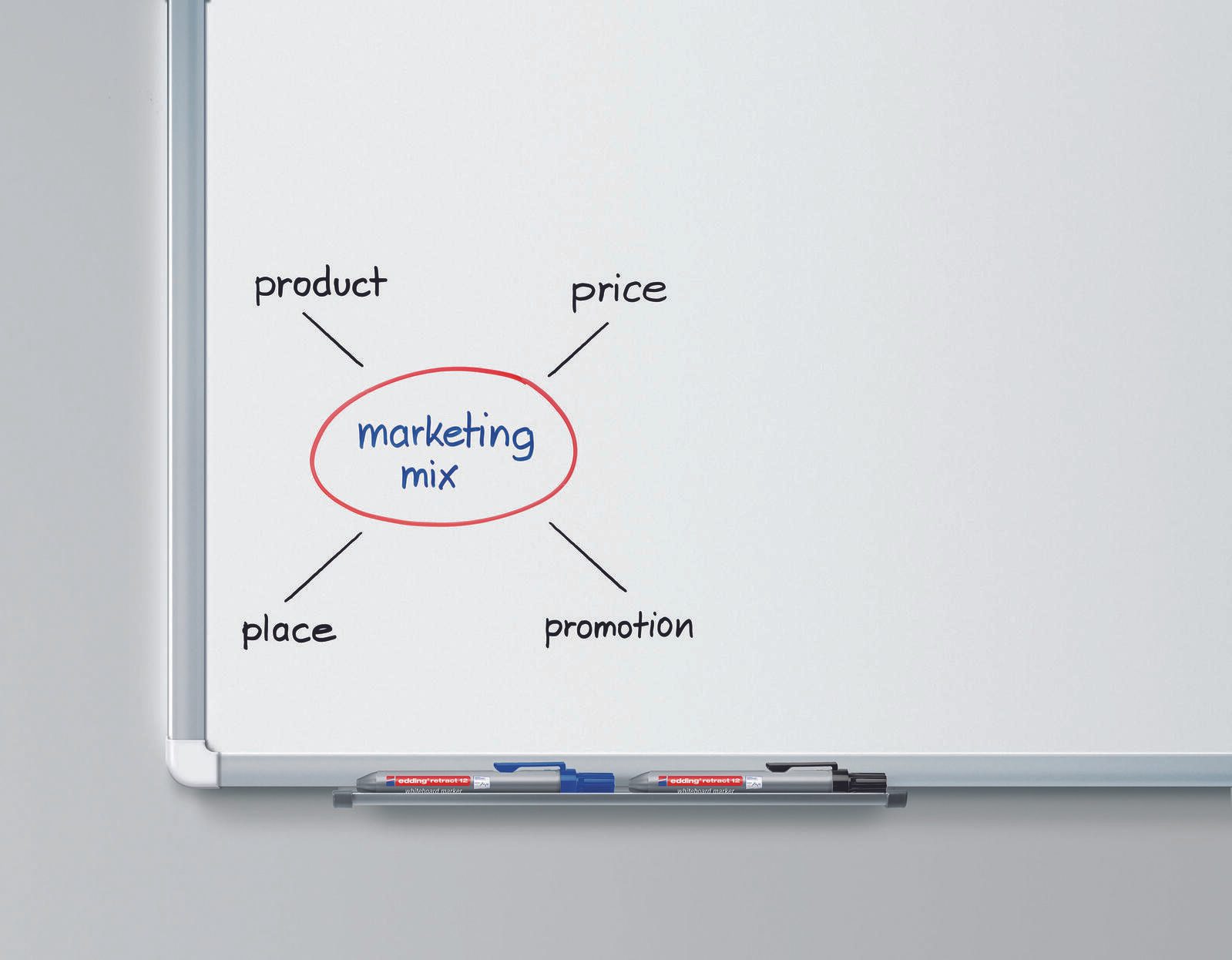 edding retract 12 Whiteboard-Marker 1.5 - 3.0 mm Mehrfarbig